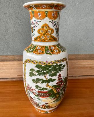 Vaso Porcellana Cinese vintage Decorato a Mano