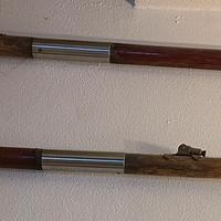 Coppia remi in legno Barca antichi