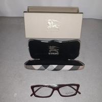 MONTATURA OCCHIALI "BURBERRY" BORDEAUX DA DONNA