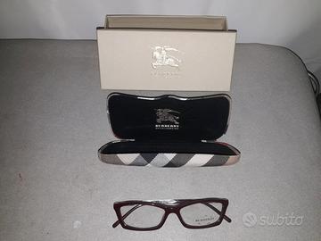 MONTATURA OCCHIALI "BURBERRY" BORDEAUX DA DONNA
