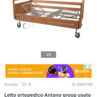 Letto ortopedico elettrico Antano 