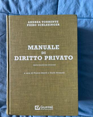 Manuale Diritto Privato Torrente Schlesinger