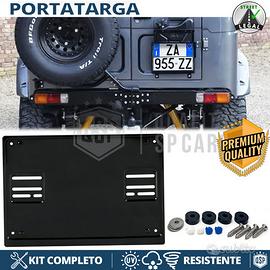 Portatarga POSTERIORE Quadrato Auto Fuoristrada