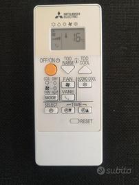 telecomando climatizzatore mitsubischi