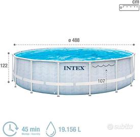 Piscina Intex  4.88m x 1.22m Rotonda