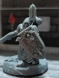 miniature per Warhammer stampate a resina 