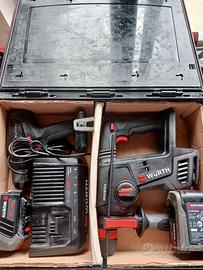 Tassellatore + avvitatore Wurth 18v M-Cube 