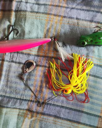 set pesca spinning bass