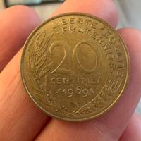 Moneta 20 Centimes Francia 1969 - Marianne