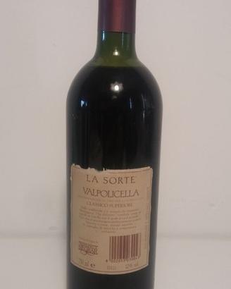 Vino da collezione: Valpolicella superiore 1992