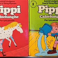 2 Libri Pippi Calzelunghe prima edizione 1971