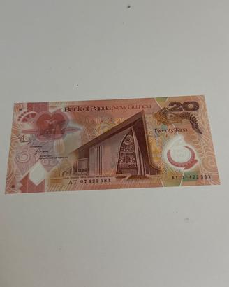 Papua Nuova Guinea banconota da collezione 20 kina