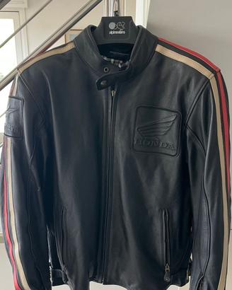 Giubbino in pelle con  imbottiture