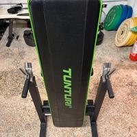 Panca con appoggio regolabile per bilanciere