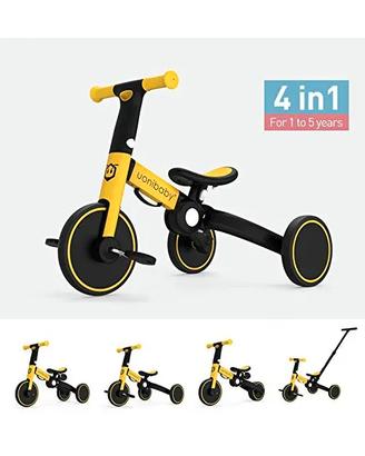 Triciclo con asta Uonibaby 4 in 1