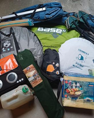 Kit completo per campeggio