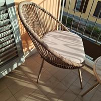 Outsunny Mobili da Giardino in Rattan Sintetico