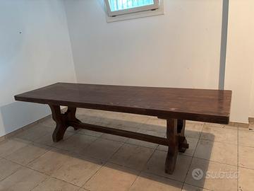 Tavolo in legno fatto a mano 3 metri