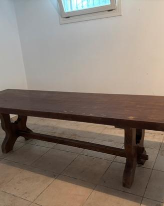 Tavolo in legno fatto a mano 3 metri