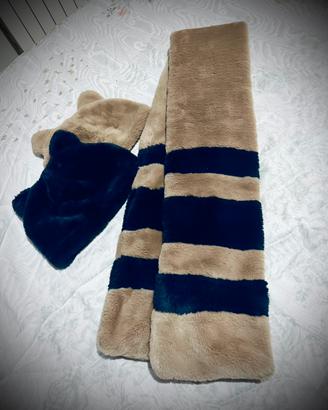 Marca SCOUT: 2 berretti pelosi orecchie e sciarpa