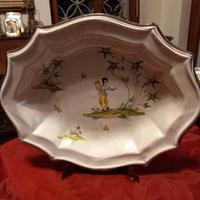 Piatto da portata in ceramica di Orvieto.