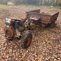 motozappa con carretto