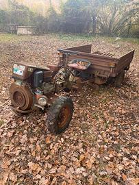 motozappa con carretto