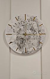 orologio muro in resina