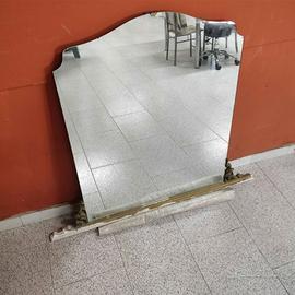 Specchio specchiera vetro sagomato antica classica