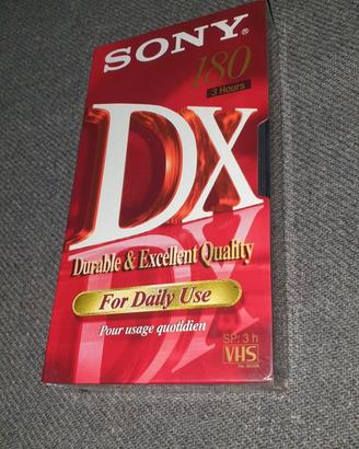 Cassetta VHS 180 minuti Sony