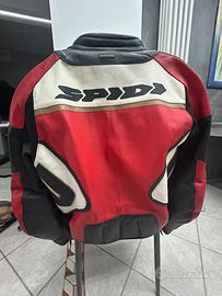 Giacca Moto SPIDI taglia 52  vera pelle racing