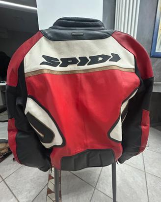 Giacca Moto SPIDI taglia 52  vera pelle racing