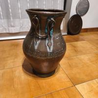 Anfora portaombrelli in rame