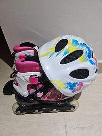 Pattini numero 30/33 con casco