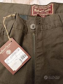 Pantaloni MARLBORO CLASSIC cotone- lino T. 48