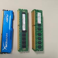 memoria ram da 8 gb e da 4 gb