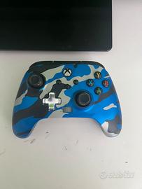 Controller Xbox camouflage blu -con il cavo