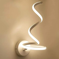 Applique a parete spirale da interno a led 12w