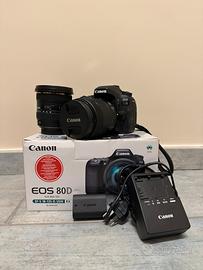 Canon EOS 80D KIT  PERFETTA CON SOLO 7.500 SCATTI