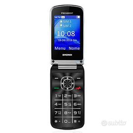 BRONDI PRESIDENT CELLULARE GSM DUAL SIM COLORE NE