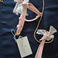 collarino + guinzaglio per cane di piccola taglia