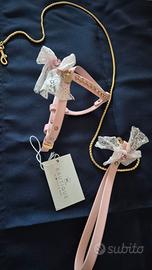 collarino + guinzaglio per cane di piccola taglia