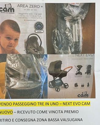 NUOVO TRIO CAM 3 in 1 - mai aperto
