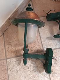 3 lampade da esterno