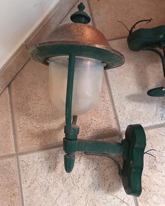 3 lampade da esterno