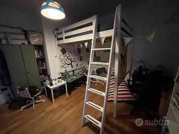 Struttura per letto a soppalco 140cm