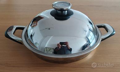 Bistecchiera inox 28cm gas induzione made in italy