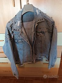 giubbotto jeans taglia S/M