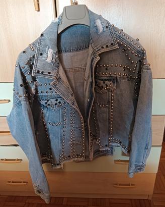 giubbotto jeans taglia S/M