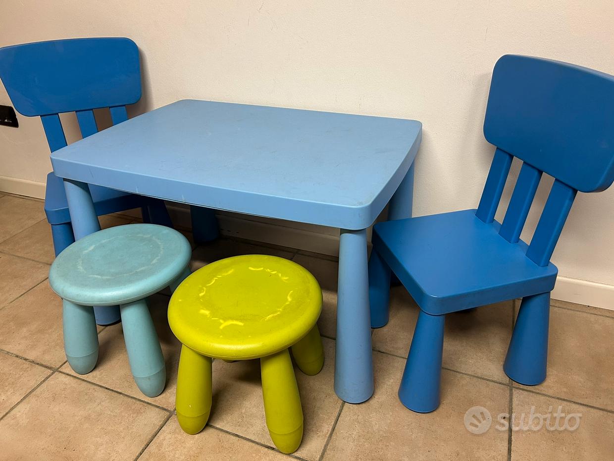 Tavolo Per Bambini IKEA MAMMUT 77x55 Cm - Bianco, Per Interno Ed Esterno, Facile Da Pulire - Foto 7